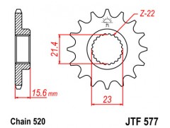 Звезда передняя JTF 577.14