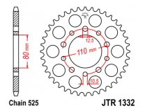 ЗІРКА ЗАДНЯ HONDA ОРИГІНАЛ CB400 VTEC, CBR400, VT600, XRV750 AFRICA TWIN