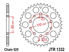 Зірка задня JTR1332.45