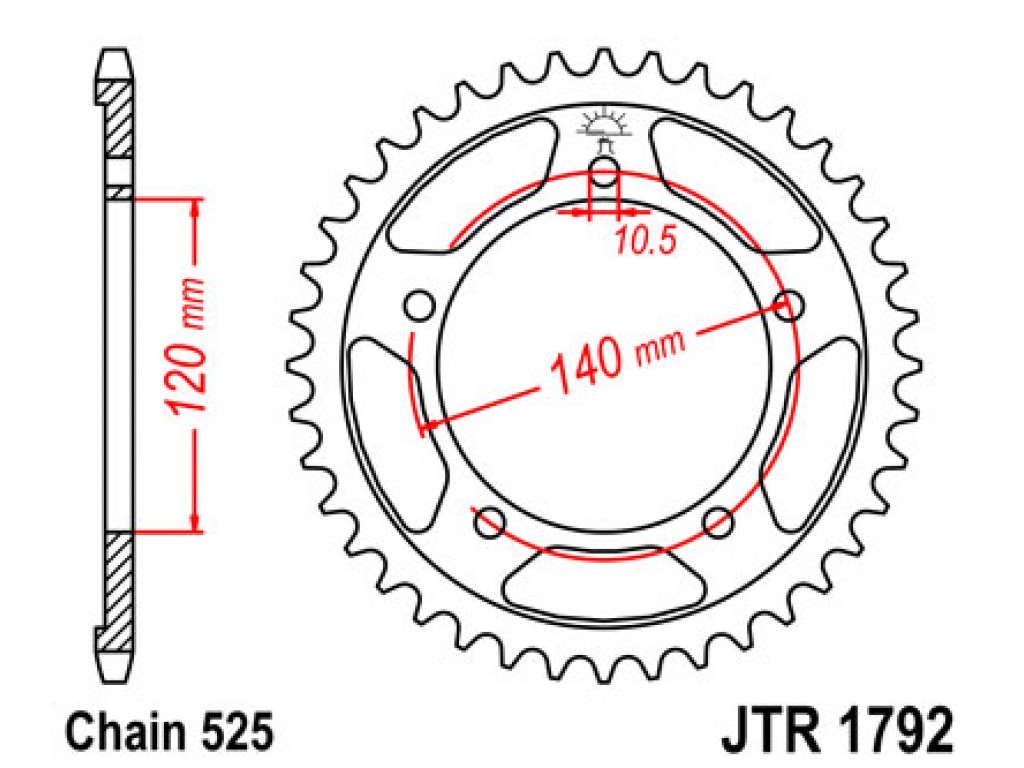 Купити Зірка задня JTR1792.42 Київ Одеса Харків Дніпропетровськ Херсон Херсон Миколаїв Запоріжжя Львів Івано-Франківськ Ужгород Полтава Чернігів Тернопіль Житомир