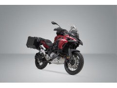 БІЧНІ МОТОКОФРИ TRAX ADV 45/37Л. ЧОРН. З КРІПЛЕННЯМ НА Benelli TRK 502 X (18-)