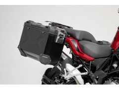 БОКОВЫЕ МОТОКОФРЫ TRAX ADV 45/37Л. ЧЕРН. С КРЕПЛЕНИЕМ НА Benelli TRK 502 X (18-)