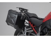 АЛЮМИНИЕВЫЕ МОТОКОФРЫ С КРЕПЛЕНИЕМ НА Ducati Multistrada V4 (20-) TRAX ADV 2X37Л ЧЕРН.