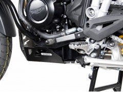 Алюминиевая защита двигателя черная для Triumph Tiger 800 / 800 XC (10-)