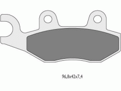 Гальмівні колодки для квадроцикла CF Moto 500/625/800 передні праві органічні