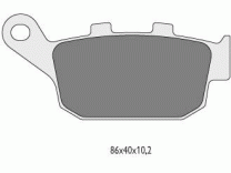 Гальмівні колодки карбон-синтетичні HONDA Armstrong C-PRO 440130