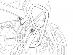 Захисні дуги HONDA Honda VFR 1200 X Crosstourer (11-)