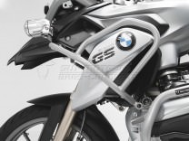 Верхні захисні дуги на BMW R 1200 GS LC (13-) сріблясті