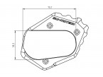 Купить Опора боковой подножки для BMW R1200 GS (13-). SW-MOTECH  Киев Одесса Харьков Днепропетровск Херсон Николаев Запорожье Львов Ивано-Франковск Ужгород Полтава Чернигов Тернополь Житомир