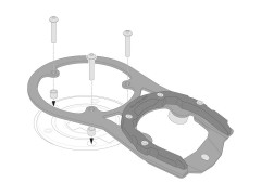 КРІПЛЕННЯ МОТОСУМКИ НА БАК Yamaha Niken (18-) SW-MOTECH PRO
