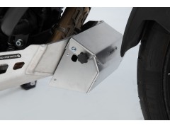Контейнер для інструментів із кріпленням на захист картера мотоцикла