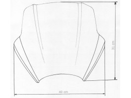 СКЛО ВІТРОВЕ MRA SPEED-SCREEN ДЛЯ BMW F800R