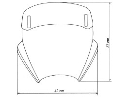 СТЕКЛО ВЕТРОВОЕ ДЛЯ BMW F800R MRA VARIOTOURINGSCREEN ТОНИРОВАННОЕ